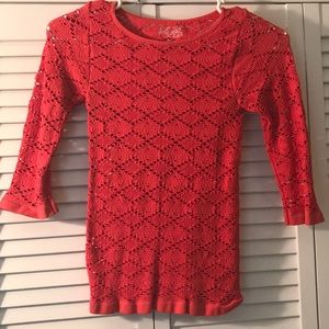 Coral Free People Shirt